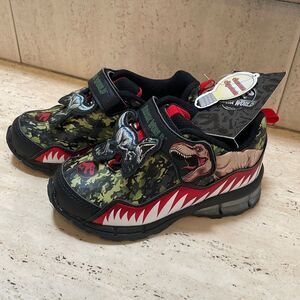 NWT dinosaurs light up shoes toddlers Jurassic Park